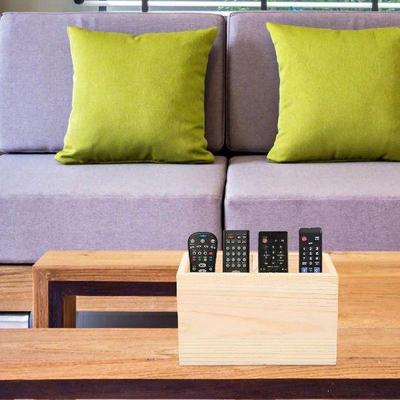 DIY Pine Wood Container Unfinished Wooden Pot Solid Pencil