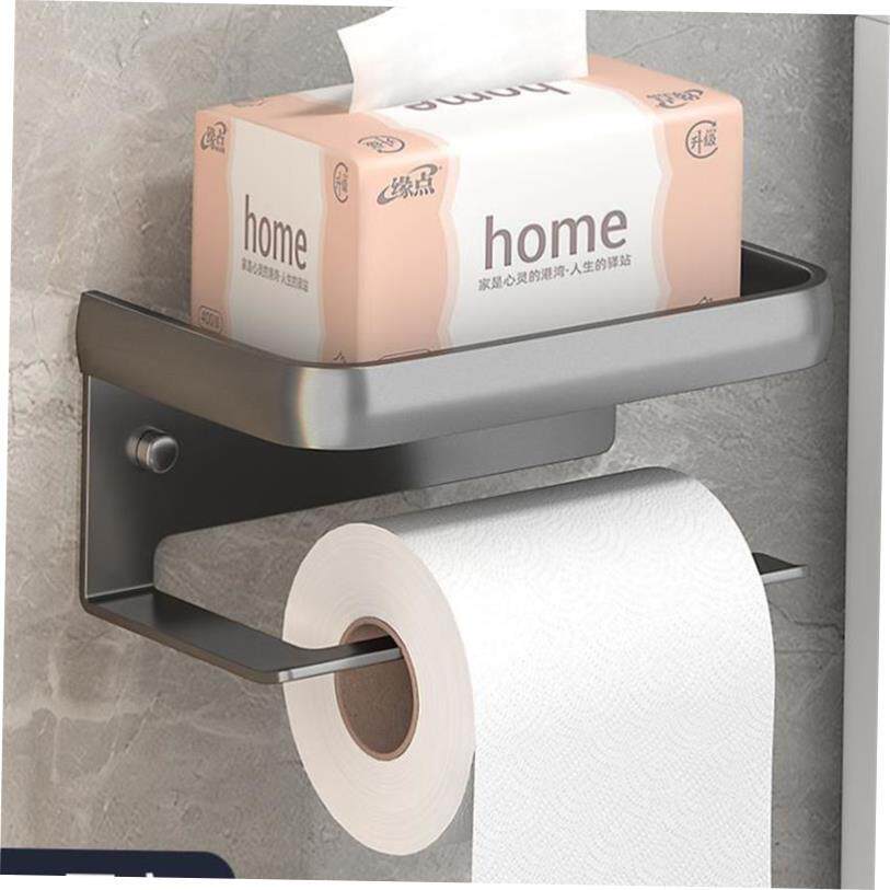 Toilet Tissue Paper Holder Shelf Bathroom kitchen Towel Roll