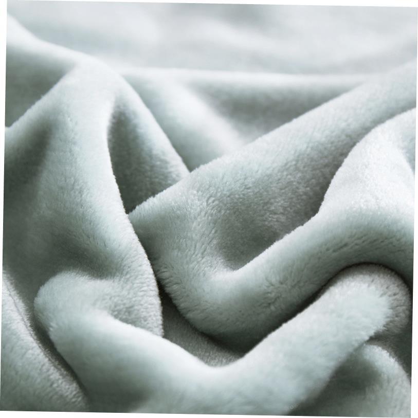 Blanket Plain Flannel Thick Coral Fleece Knee Blanket 小毛毯