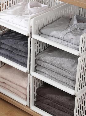 wardrobe layered partition storage box drawer large cabinet1