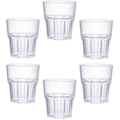 6 Pcs Shot Glass Unbreakable Spirits Cups Tumblers Kitchen