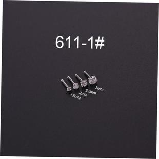 Nose piercing zircon nose nail nose ring puncture single