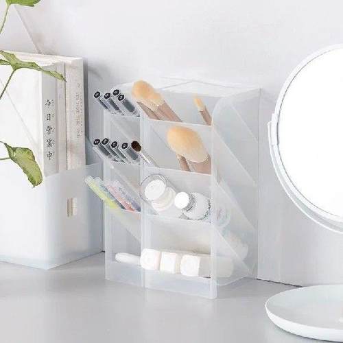 Desk Organizer, Pencil Holder with 4 Compartments Pen