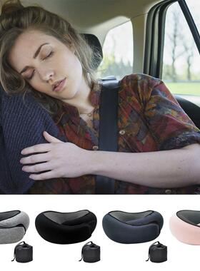 Travel Neck Pillow Memory Foam U-shaped Pillow Snail Style T
