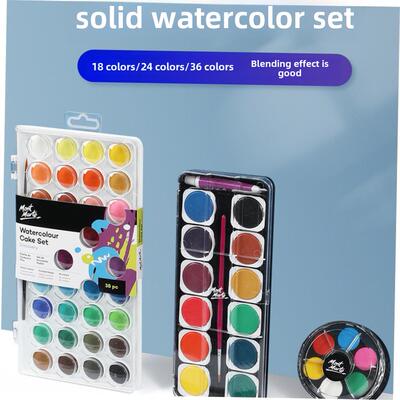 Solid watercolor paint Watercolour paint finger painting