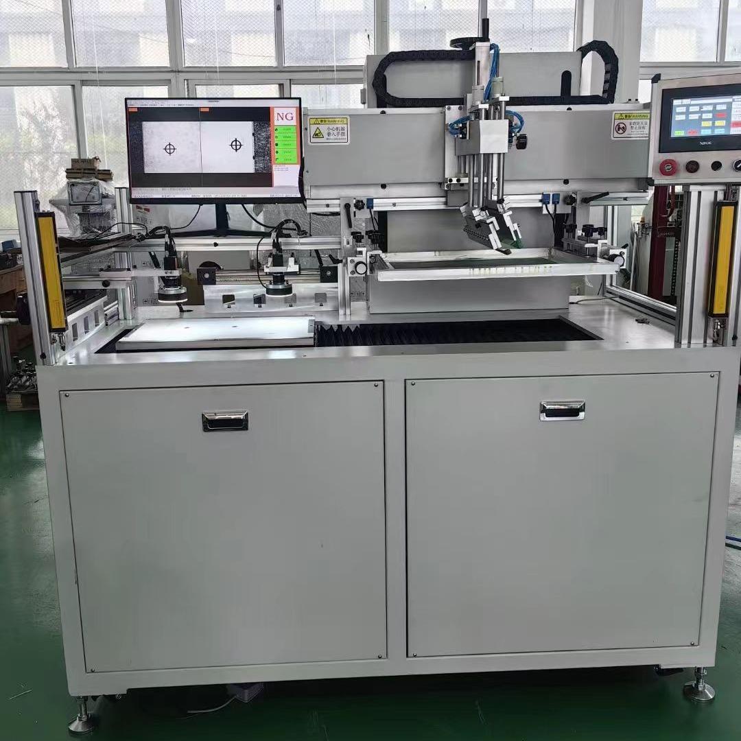 全自动FPC柔性线路板文字印刷机CCD阻焊绿油银浆平面丝印机