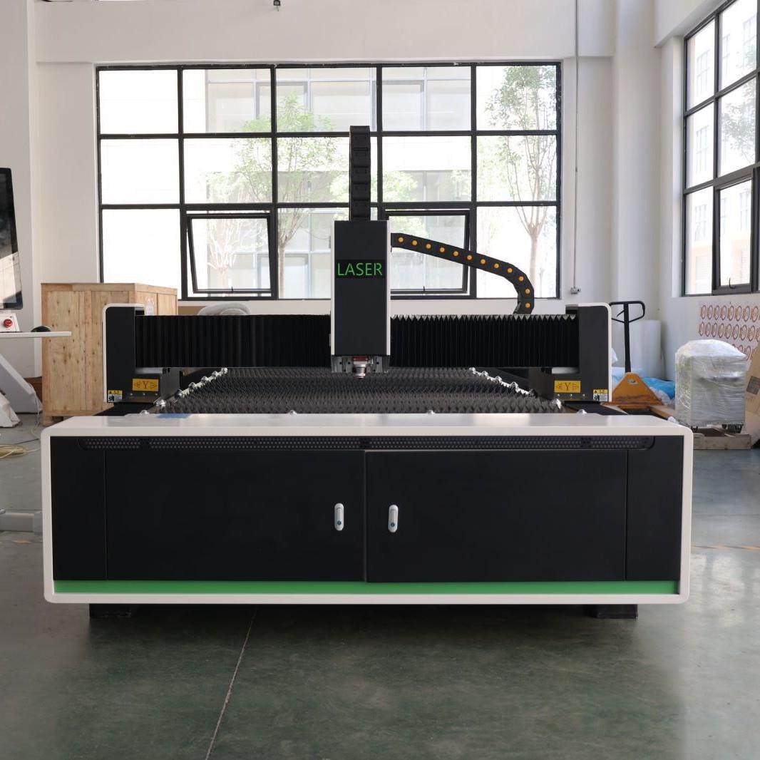 数控厂家直销不锈钢板金属光纤激光切割机可生产五轴摆头