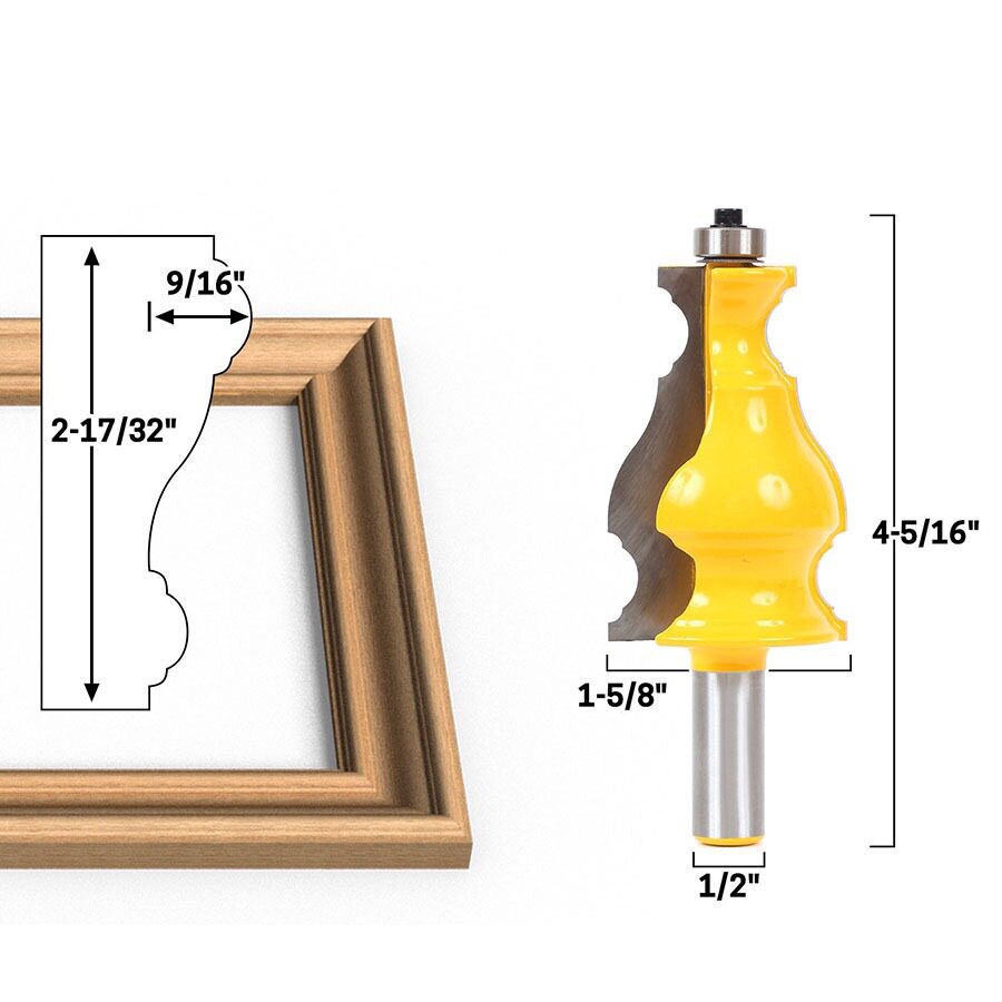 木工铣刀线条刀皇冠刀相框刀欧式扶手刀推荐NEW特价巨划算 利刃刀