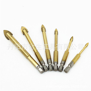 合金三角钻头 钨钢瓷砖钻 4mm5mm12mm玻璃钻头陶瓷钻孔玻璃开孔器