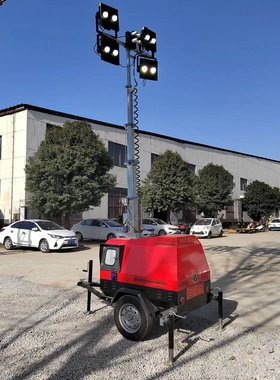 SDBM应急移动升降照明灯 STORIKE柴油夜间施工救援抢修照明车