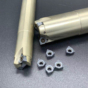 悍狮霸90度双面六角WNMU040304刀片重切削快进给平面MFWN90铣刀盘