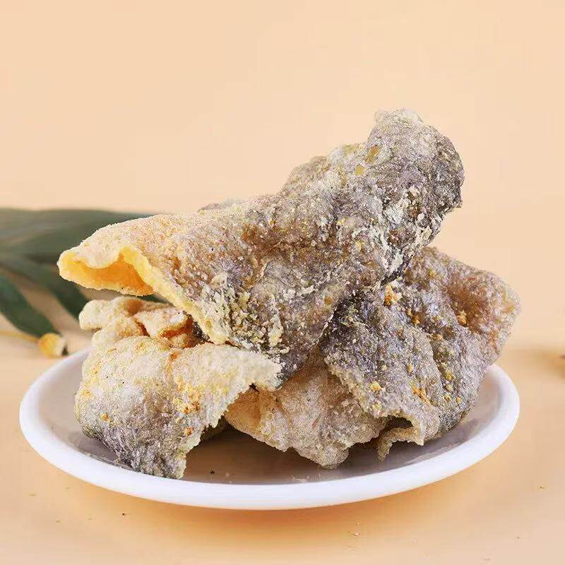 深海美味网红小吃解馋健康即食咸香酥脆蛋黄鱼皮酥海边人