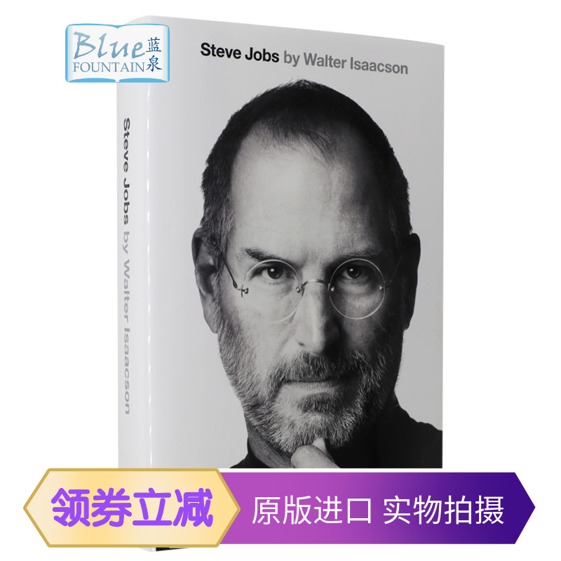 ÇDz¼Ë¹´« Steve Jobs Ó¢ÎÄÔ°æ Æ»¹û¹«Ë¾´´Ê¼ÈËÈËÎï´«¼Ç Walter Isaacson ÎÖ¶ûÌØ°¬Èø¿ËÉ ¾«×° ÃÀ°æ ½ø¿ÚÊé