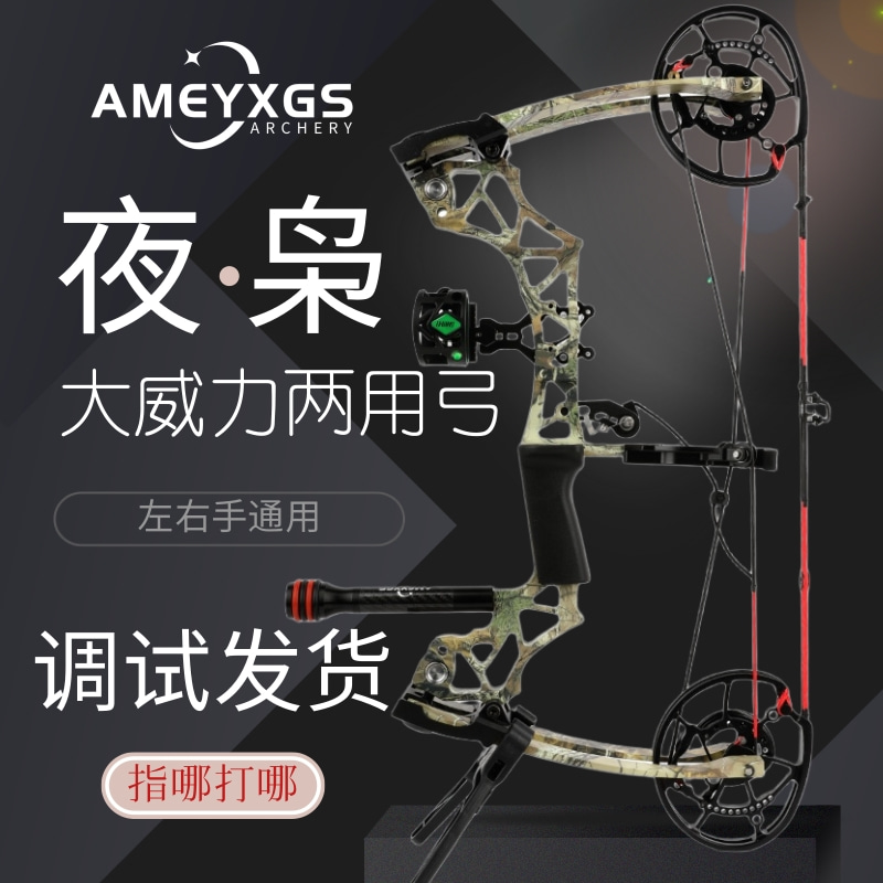 新款夜枭复合弓两用钢珠弓