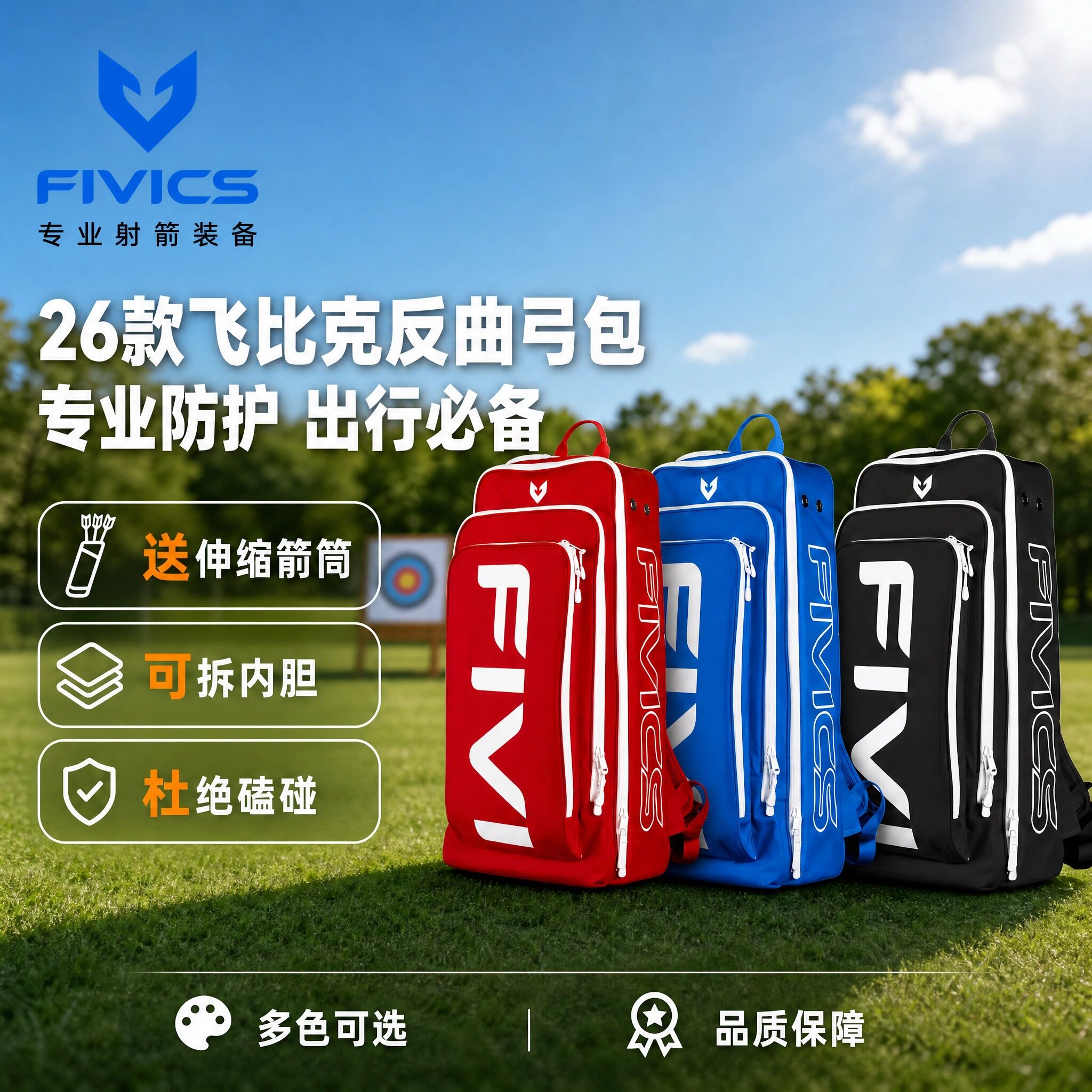 韩国进口飞比克反曲弓包分体包