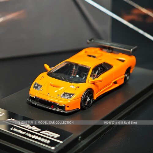DCM 1:64 兰博基尼鬼怪 Diablo GTR 大菠萝 合金仿真汽车模型收藏