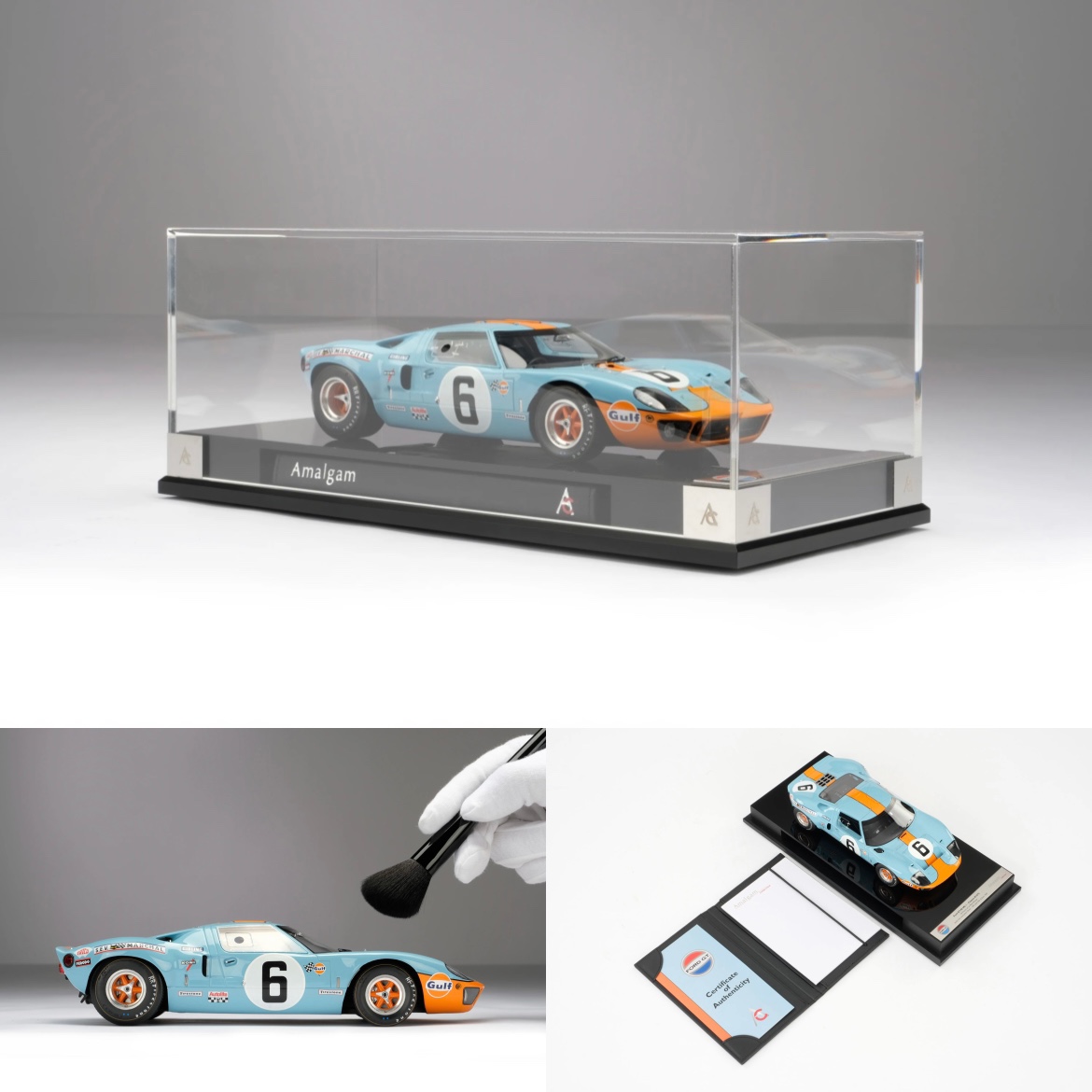 AMA Amalgam 1:18 福特GT40-1969勒芒冠军 树脂汽车模型