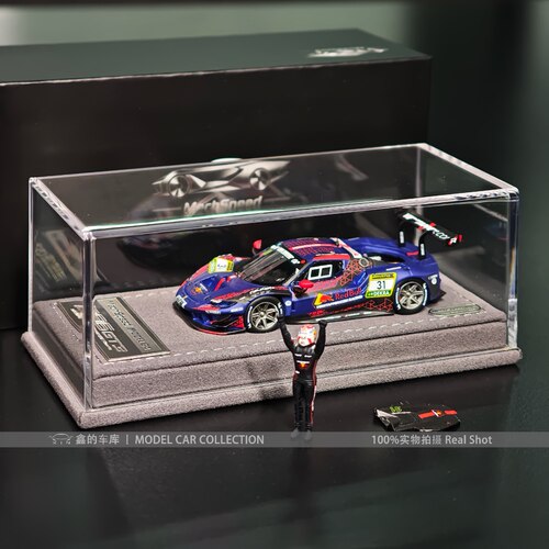 MechSpeed 1:64 法拉利296GT3 红牛31号 限量版树脂汽车模型