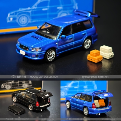 ModelModel 1:64 斯巴鲁 森林人 Forester SG9 Sti 合金汽车模型