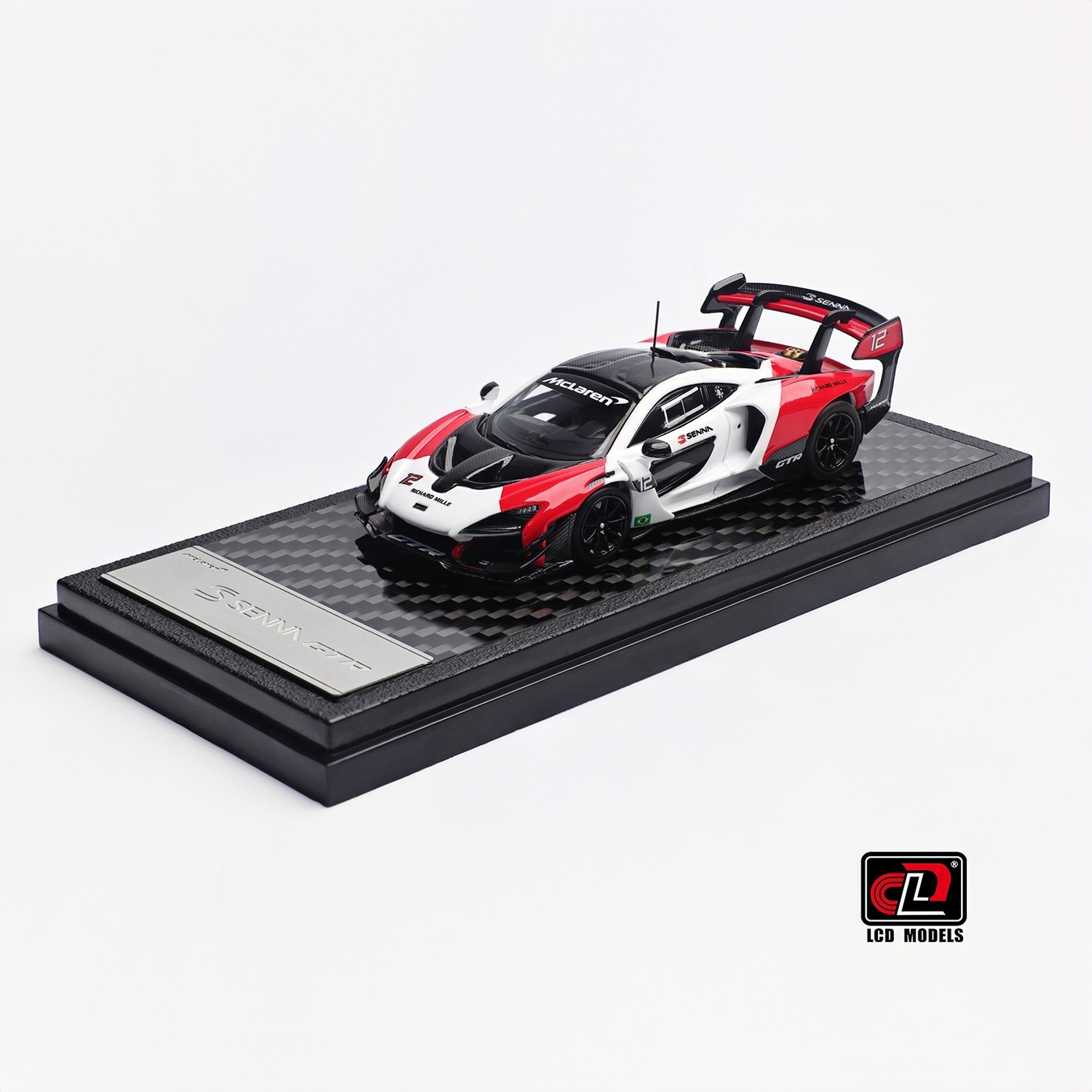 全款预售 LCD 1:64 迈凯伦塞纳GTR 合金汽车模型跑车收藏摆件