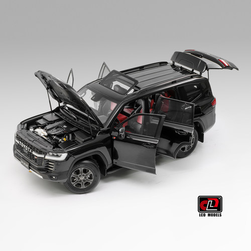 预售 LCD  1:18 丰田陆巡兰德酷路泽300-GR Sport 合金汽车模型