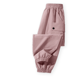 真维斯童装女童工装裤春秋款儿童春装运动裤大童加绒冲锋裤子春装