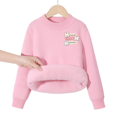 真维斯童装儿童加绒毛衣