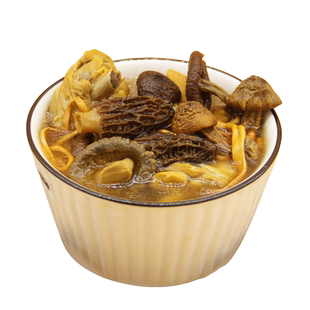 七彩菌菇汤料包炖汤煲汤材料云南姬松茸羊肚菌虫草花竹荪养生鸡汤