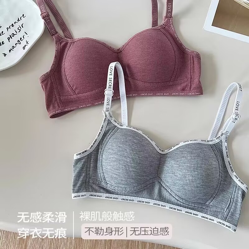 少女内衣聚拢提拉小胸无钢圈薄款