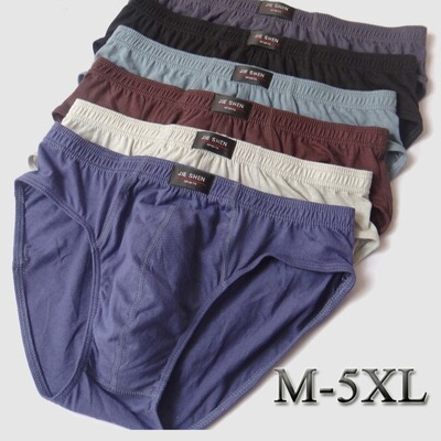 男士三角内裤棉质加肥加大码裤衩