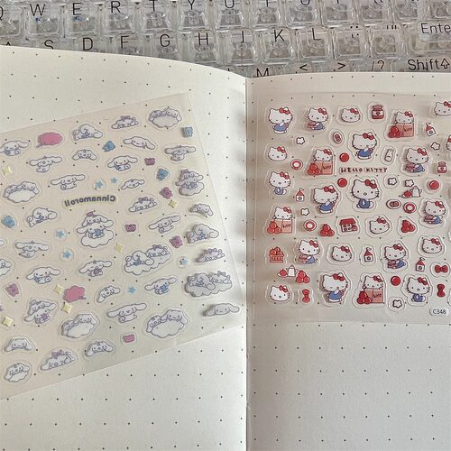 三丽鸥日系贴纸库洛米贴纸KT猫