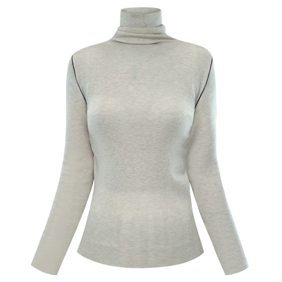 温柔百搭慵懒风复古气质打底毛衫