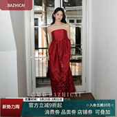 新中式 红色礼服女新娘旗袍轻奢气质敬酒服晨袍高级感连衣裙2856