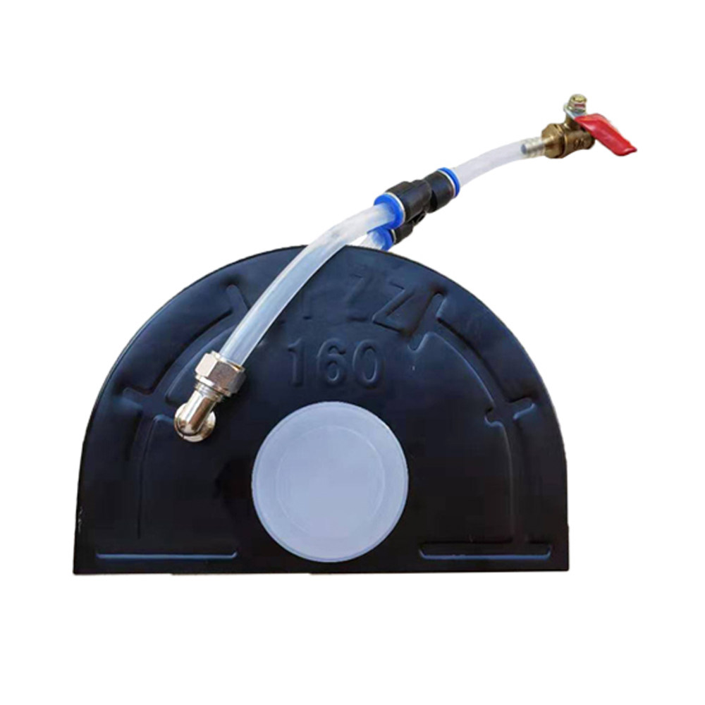 双面加水喷雾防尘罩150角磨机125无尘防水100新配件改装切割开槽