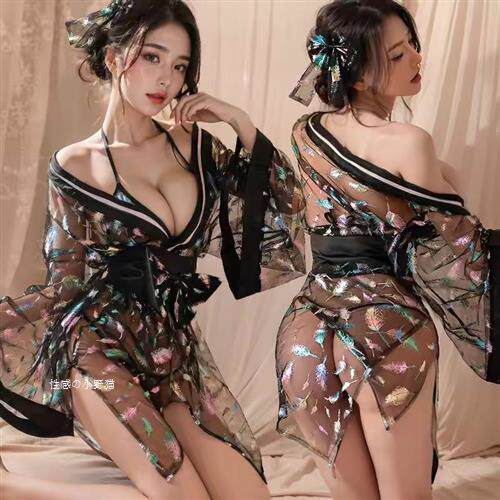 纯欲风日系浴袍樱花和服可爱浴衣睡袍汉服性感和风睡衣日式性感女