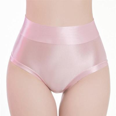 油亮薄透性感纯色三角裤内裤短裤紧身裤弹力洋气简约时尚内衣裤夏