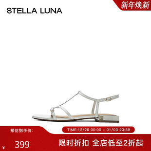 MODULAR系列细条带简约平底凉鞋 STELLA 凉鞋 24SS官方新品 LUNA女鞋