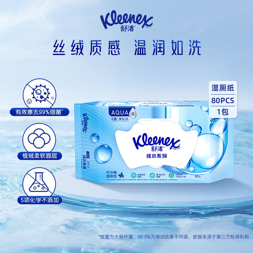 舒洁湿厕纸家庭装大小包可选