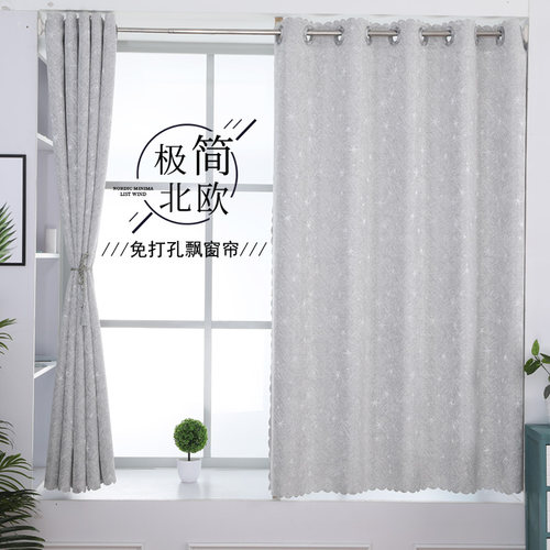 简约窗帘一整套遮光卧室隔断