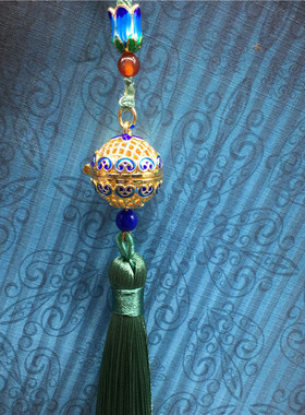 压襟可打流苏汉服配饰项链香囊