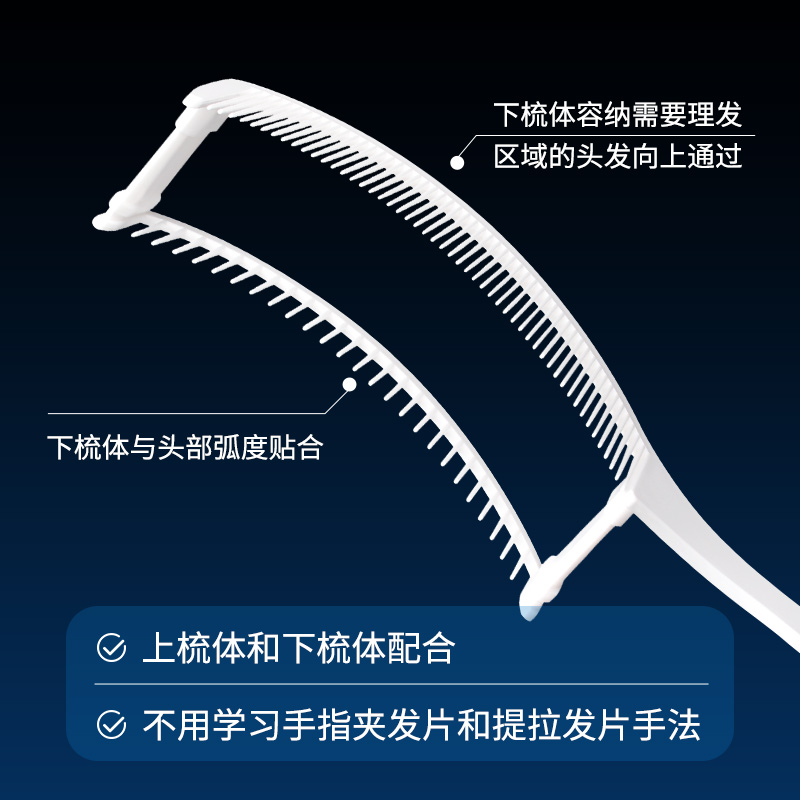 理发双层定位弯梳零基础快剪裁剪