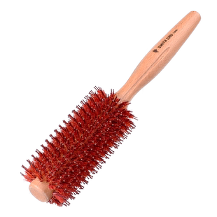 梳子卷发梳猪鬃毛内扣圆筒卷梳吹头发造型滚梳子家用发廊专业男女