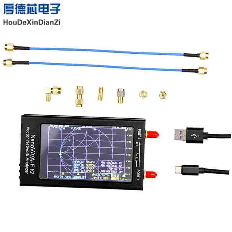 NanoVNA-V2 F 50k-3G 矢量网络分析仪4.3寸 HF VHF UHF天线分析仪