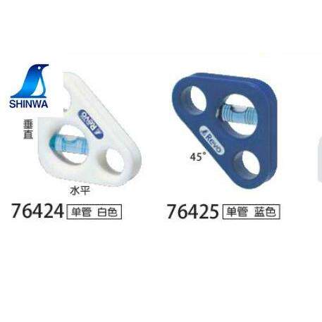 SHINWA日本亲和企鹅便携式水平尺单管平水平仪45°角76424 76425