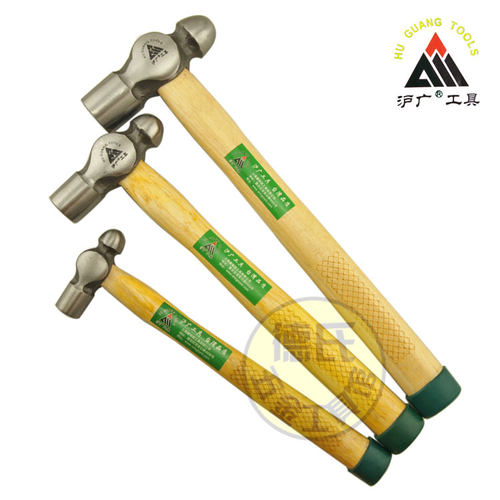 沪广工具精品圆头锤木柄奶子锤铁锤木工安装锤钉锤榔头家用小锤子