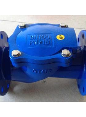 SFCV/HC44X-16橡胶瓣止回阀污水止回阀DN40 50 65 80 100 125 150