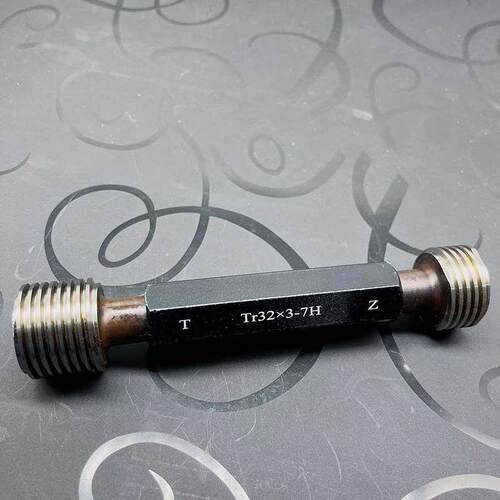 T型梯形螺纹塞规通止规Tr32*3 牙规Tr32*6 Tr32*2*4*5*6*12 7H/8H