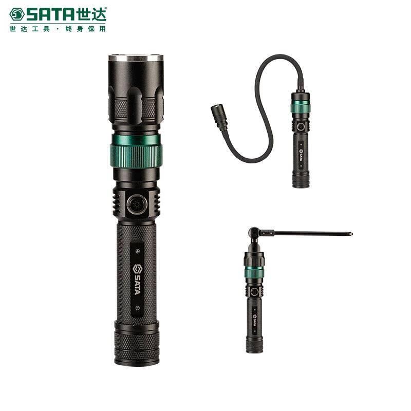 SATA 快接式3合1可换头手电筒 90736
