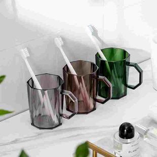 漱口杯2024新款 刷牙杯子家用简约轻奢高端宿舍牙具杯情侣杯子套装