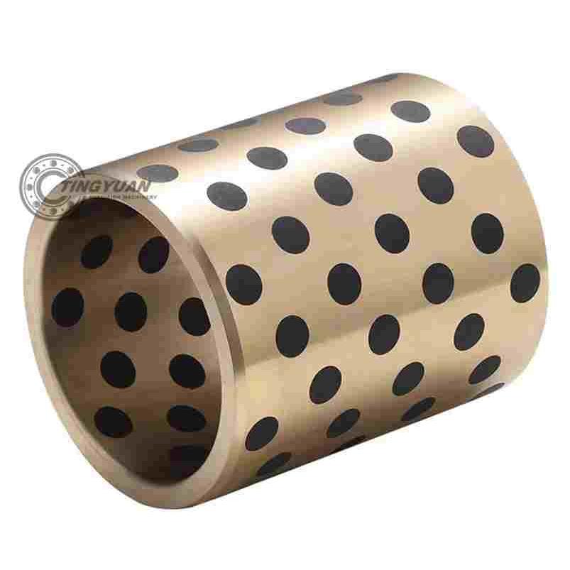 内径40mm含油轴承JDB-40镶钳石墨铜套MPBZ外径52 55 60mm